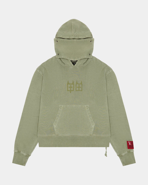 KSUBI Devil Trip Hoodie Khaki Mens Apparel
