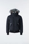 MACKAGE Dixon-x-blk/silver Hooded Down Coat Mens Apparel