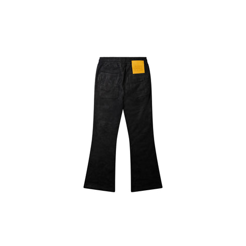 WHEN SMOKE CLEARS Leather Sweatpants