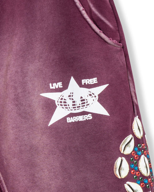 BARRIERS Cowrie Shell Sweatpants Mens Apparel