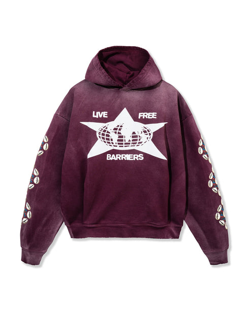 BARRIERS Cowrie Shell Hoodie Mens Apparel
