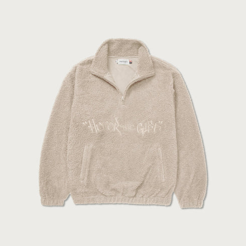 HONOR THE GIFT C-fall Script Sherpa Pullover Mens Apparel