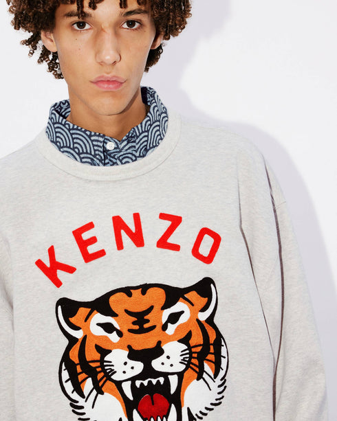 KENZO 'Lucky Tiger' Embroidered Oversized Unisex Apparel