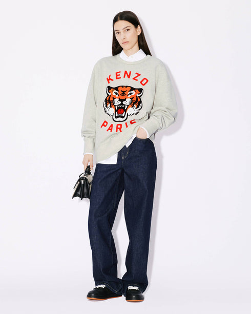 KENZO 'Lucky Tiger' Embroidered Oversized Unisex Apparel