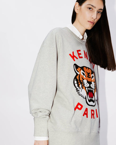KENZO 'Lucky Tiger' Embroidered Oversized Unisex Apparel