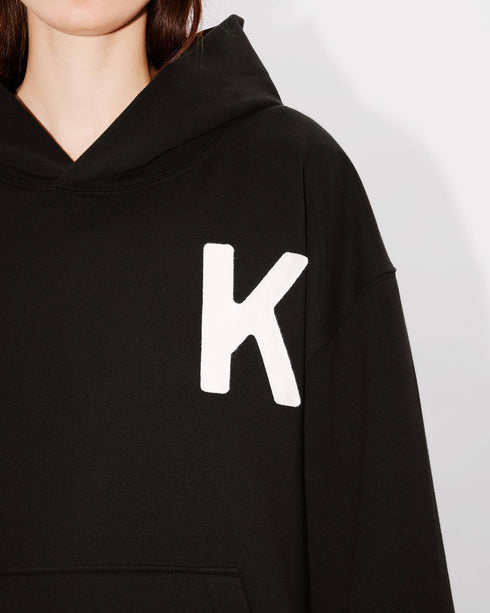 KENZO 'Lucky Tiger' genderless oversized embroidered hoodie Mens Apparel