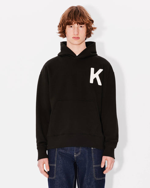 KENZO 'Lucky Tiger' genderless oversized embroidered hoodie Mens Apparel