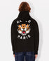 KENZO 'Lucky Tiger' genderless oversized embroidered hoodie Mens Apparel