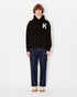 KENZO 'Lucky Tiger' genderless oversized embroidered hoodie Mens Apparel