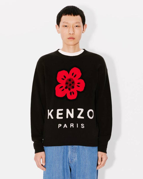 KEZNO 'Boke Flower' wool jumper Mens Apparel