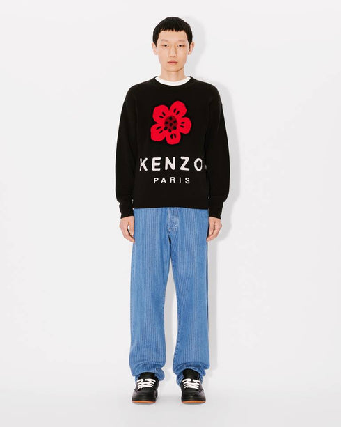 KEZNO 'Boke Flower' wool jumper Mens Apparel