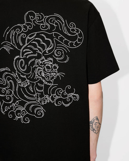 KENZO 'KENZO Star Tiger' embroidered oversized T-shirt Mens Apparel