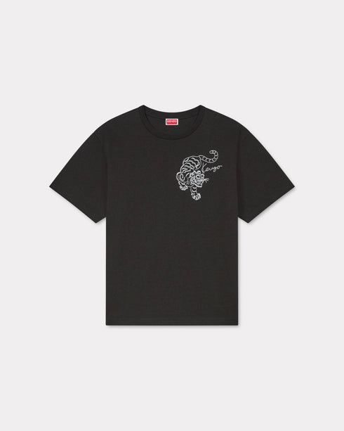 KENZO 'KENZO Star Tiger' embroidered oversized T-shirt Mens Apparel