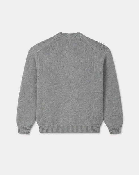 KENZO 'LUCKY TIGER' Genderless Embroidered Jumper Unisex Apparel