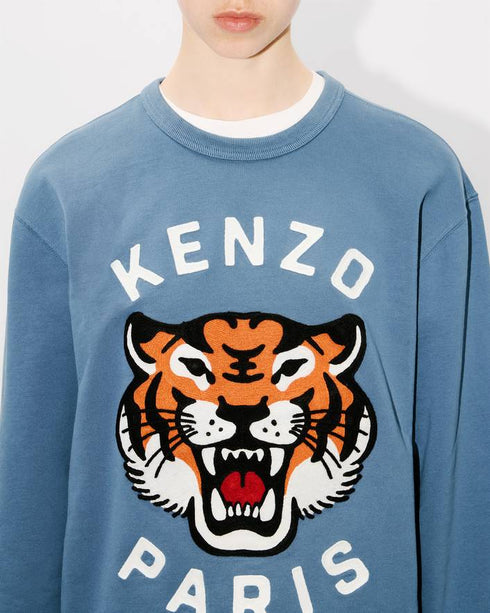 KENZO 'Lucky Tiger' genderless embroidered sweatshirt Unisex Apparel