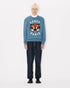 KENZO 'Lucky Tiger' genderless embroidered sweatshirt Unisex Apparel