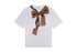 FENDI T-Shirt With Bow Print S/S Kids Apparel