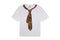 FENDI Tee With Tie Print S/S Kids Apparel