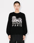 KENZO 'KENZO Happy Tiger' embroidered jumper in wool and cotton Mens Apparel