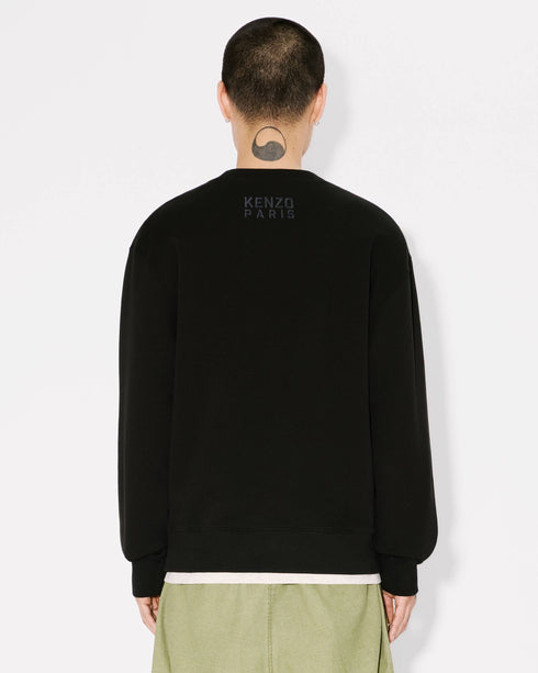 KENZO 'KENZO Happy Tiger' embroidered sweatshirt in cotton Mens Apparel