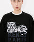 KENZO 'KENZO Happy Tiger' embroidered sweatshirt in cotton Mens Apparel