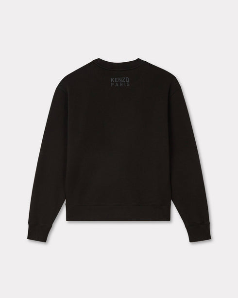 KENZO 'KENZO Happy Tiger' embroidered sweatshirt in cotton Mens Apparel