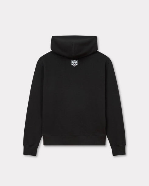 KENZO 'KENZO Happy Tiger' embroidered hoodie in cotton Mens Apparel