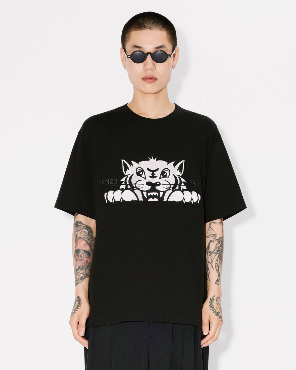 KENZO 'KENZO Happy Tiger' embroidered oversized T-shirt in