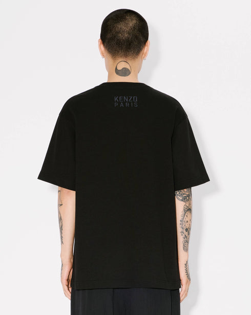 KENZO 'KENZO Happy Tiger' embroidered oversized T-shirt in cotton Mens Apparel