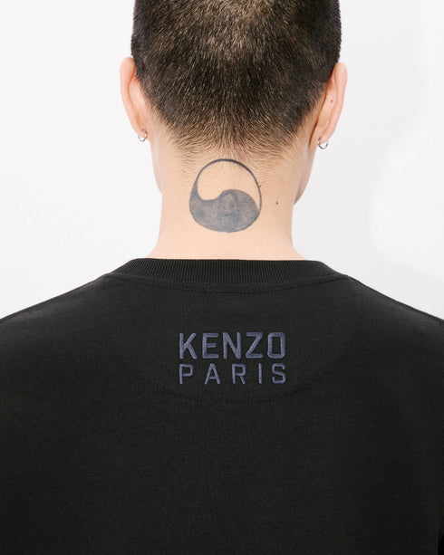 KENZO 'KENZO Happy Tiger' embroidered oversized T-shirt in cotton Mens Apparel