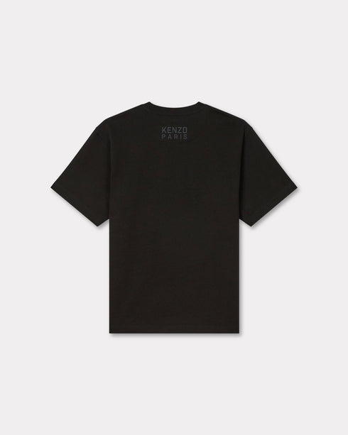 KENZO 'KENZO Happy Tiger' embroidered oversized T-shirt in cotton Mens Apparel