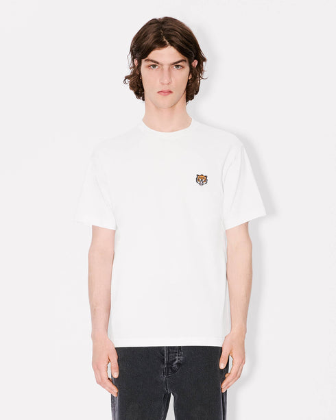 KENZO 'KENZO Happy Tiger' embroidered T-shirt in cotton Mens Apparel