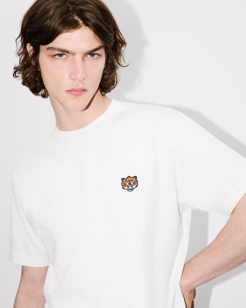 KENZO 'KENZO Happy Tiger' embroidered T-shirt in cotton Mens Apparel