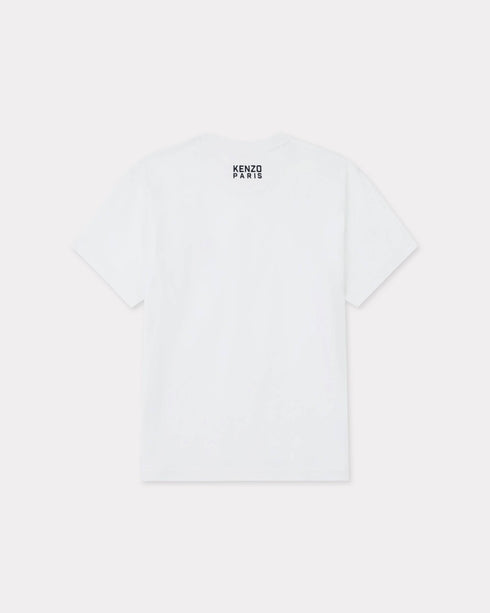 KENZO 'KENZO Happy Tiger' embroidered T-shirt in cotton Mens Apparel