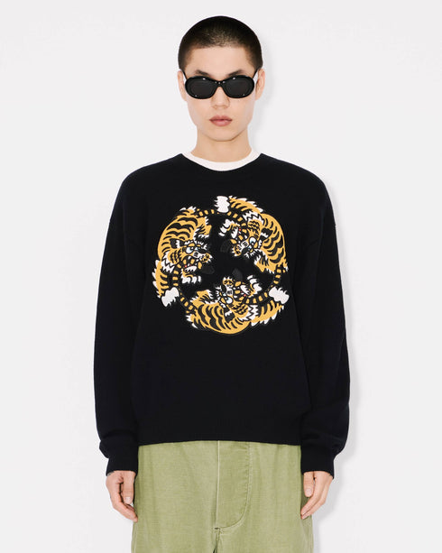 KENZO 'KENZO VERDY MARKET' genderless embroidered jumper in wool and cotton Unisex Apparel