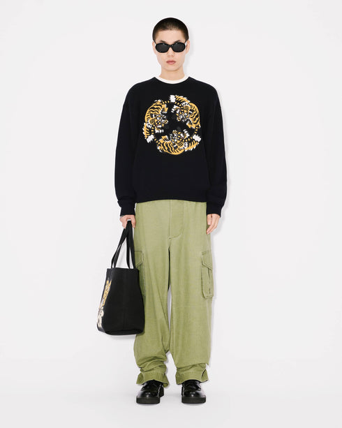 KENZO 'KENZO VERDY MARKET' genderless embroidered jumper in wool and cotton Unisex Apparel