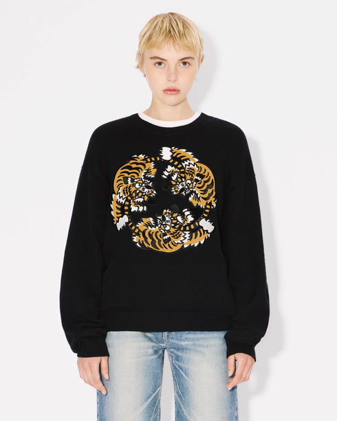 KENZO 'KENZO VERDY MARKET' genderless embroidered jumper in wool and cotton Unisex Apparel