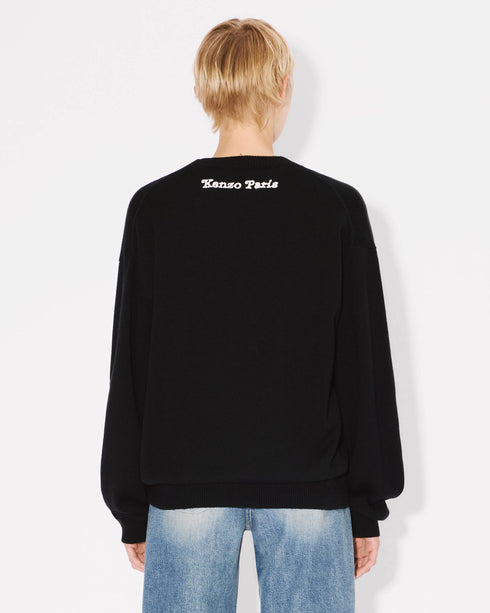 KENZO 'KENZO VERDY MARKET' genderless embroidered jumper in wool and cotton Unisex Apparel
