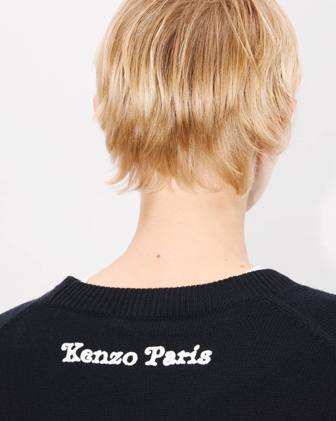 KENZO 'KENZO VERDY MARKET' genderless embroidered jumper in wool and cotton Unisex Apparel