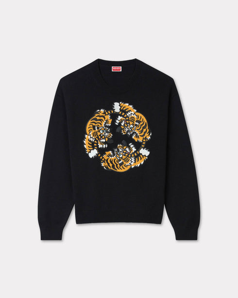 KENZO 'KENZO VERDY MARKET' genderless embroidered jumper in wool and cotton Unisex Apparel