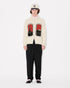 KENZO 'KENZO City' embroidered zipped knitted cardigan in wool cotton Mens Apparel
