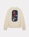 KENZO 'KENZO City' embroidered knitted jumper in cotton wool Mens Apparel