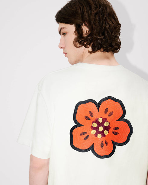 KENZO 'Boke Flower' embroidered T-shirt in cotton Mens Apparel