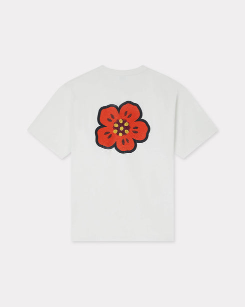 KENZO 'Boke Flower' embroidered T-shirt in cotton Mens Apparel