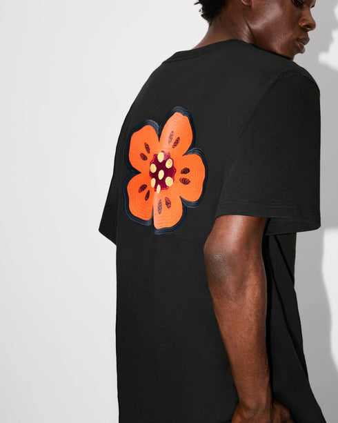 KENZO 'Boke Flower' embroidered T-shirt in cotton Mens Apparel