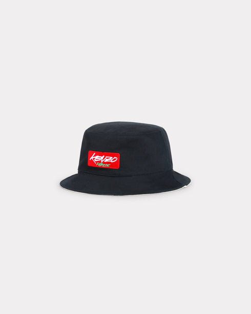 KENZO 'Kenzo x Futura 2000' embroidered reversible bucket hat in cotton Accessories