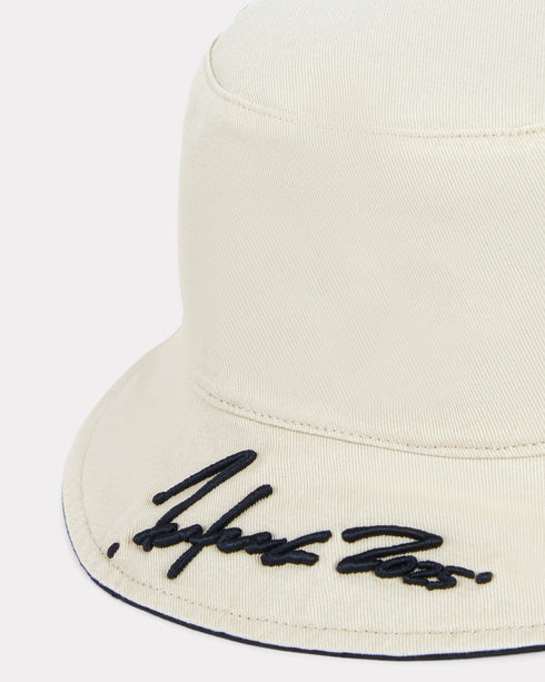 KENZO 'Kenzo x Futura 2000' embroidered reversible bucket hat in cotton Accessories