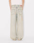 KENZO Turn up wide fit jeans in Japanese denim Men's Apparel