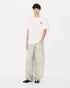 KENZO Turn up wide fit jeans in Japanese denim Men's Apparel