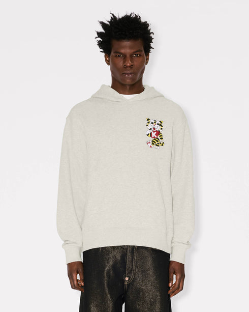 KENZO 'KENZO Wild Tiger' embroidered hoodie in cotton Men's Apparel
